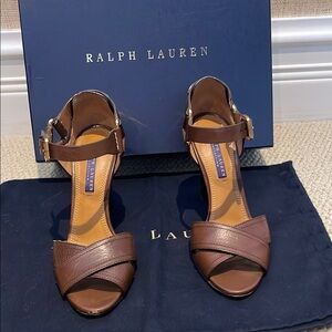 Ralph Lauren Brown Women's Sandals